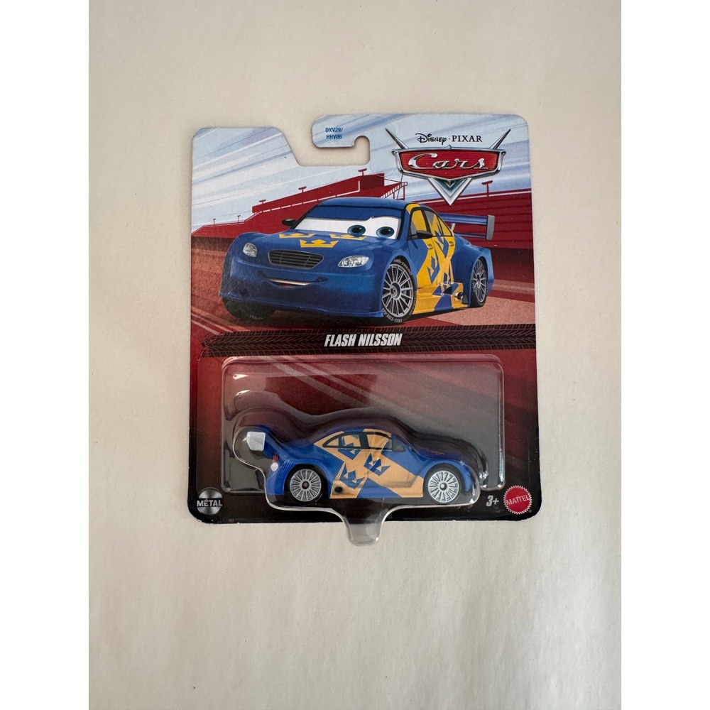 Disney Pixar Cars Flash Nilsson Diecast Metal Race Car Mattel‎ DXV29 HHV86 New